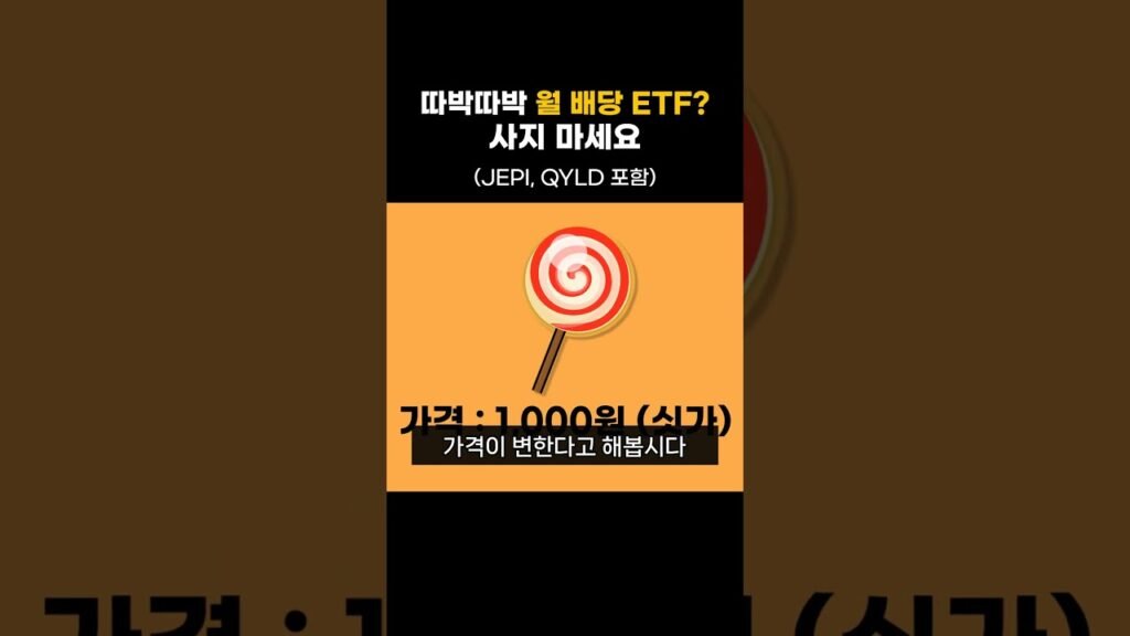 JEPI와 QYLD, 월배당 ETF의 함정