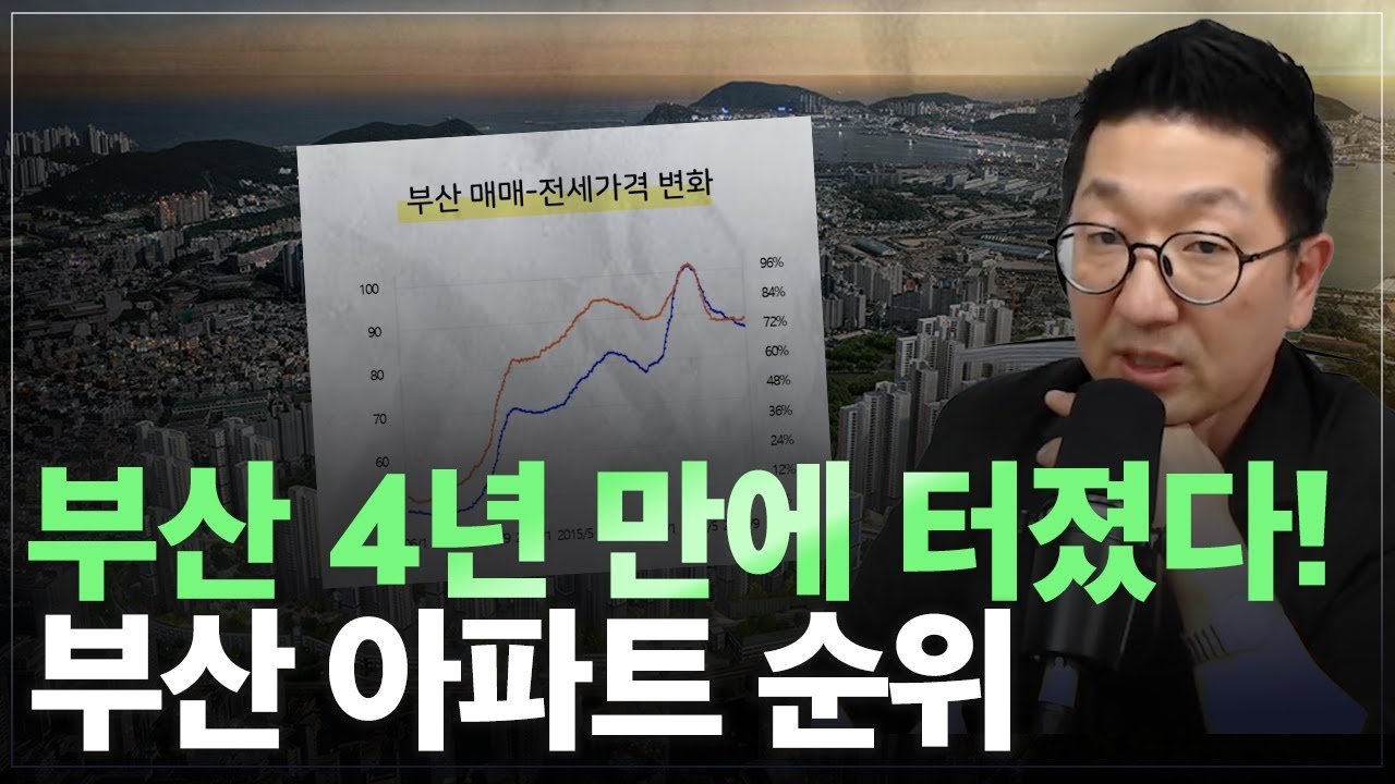 부산 4년 만에 터진 거래량과 집값을 주도하는 아파트 분석