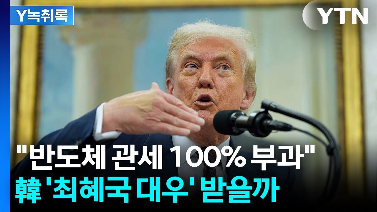 반도체와 관세 전쟁, 韓에게 최혜국 대우 가능성은?