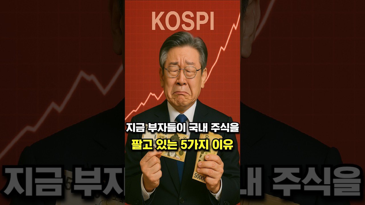 지금 부자들이 국내 주식을 팔고 있는 이유